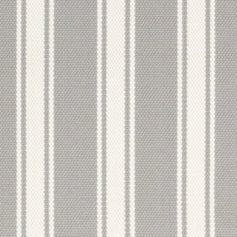 Maysville Stripe Platinum Woven Indoor/Outdoor Custom Rug Swatch