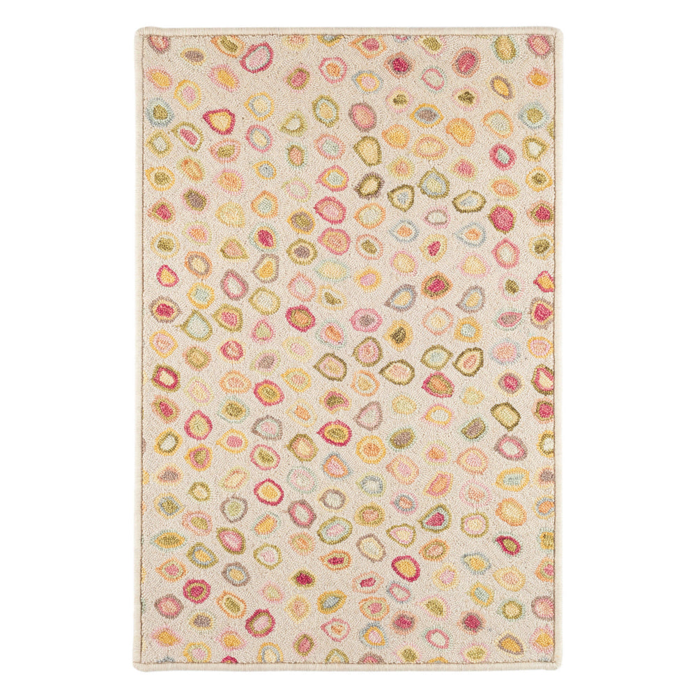 Cat's Paw Hand Micro Hooked Wool Custom Rug | Pastel