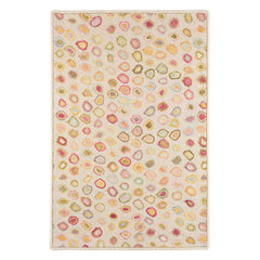 Cat's Paw Hand Micro Hooked Wool Custom Rug | Pastel