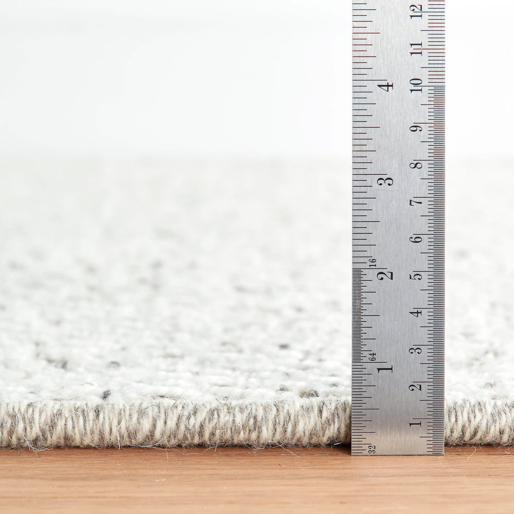 Sutton Woven Wool Custom Rug | Natural