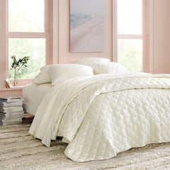 Silken Solid Ivory Sham