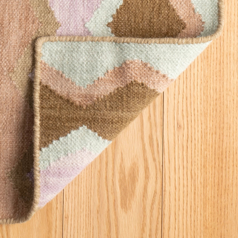 Safety Net Handwoven Wool Rug | Earth