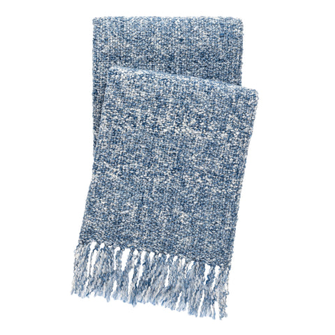 Boucle Navy Throw