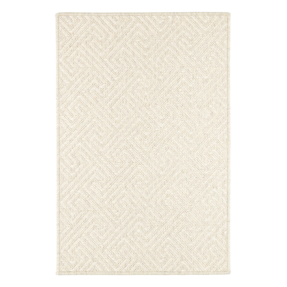Montage Platinum Woven Wool Rug | Platinum