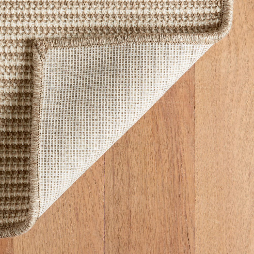 Oak Grove Woven Indoor/Outdoor Custom Rug | Khaki