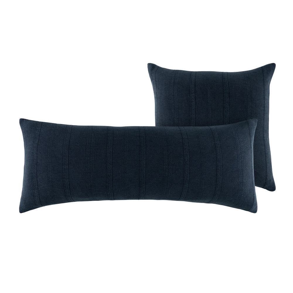 Asher Decorative Pillow Cover | Navy