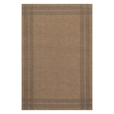 Bedford Soft Plaid Washable Rug | Tan