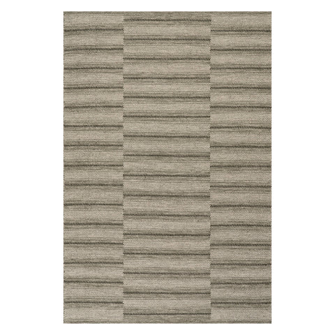 Mateo Striped Wool Cozy Rug | Olive