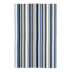 Westbrook Stripe Blue Handwoven Indoor/Outdoor Rug