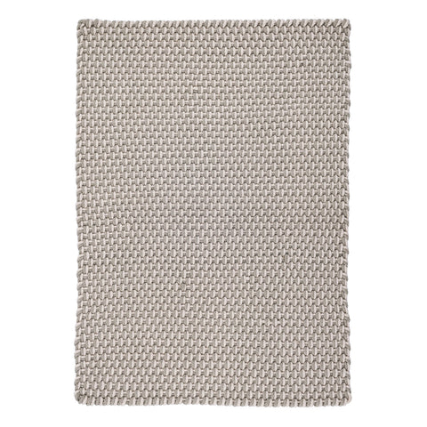 Two-Tone Rope Platinum/Ivory Handwoven Indoor/Outdoor Rug