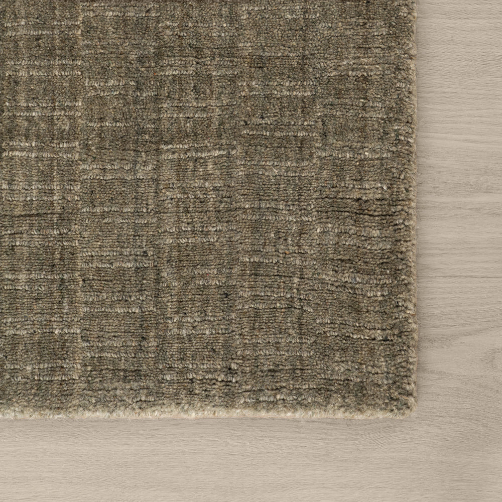 Hayes Hand Loomed Wool Rug | Green
