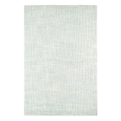 Crosshatch Hand Micro Hooked Wool Rug | Sky