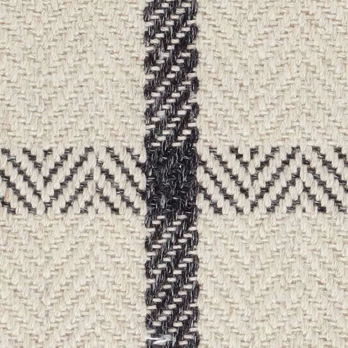 Jackson Woven Wool Custom Rug Swatch | Beige/Charcoal