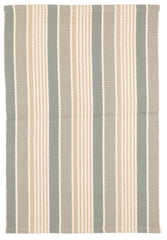 Mystic Stripe Handwoven Indoor/Outdoor Rug | Slate