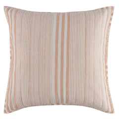 Carolina Stripe Quilted Sham | Coral