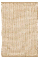 Donnie Ivory Handwoven Jute Rug Swatch