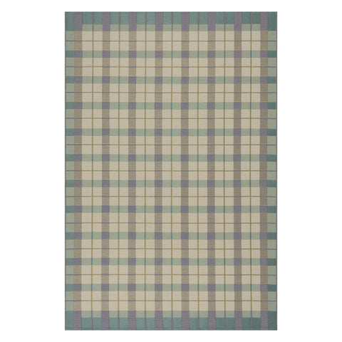 Sundara Modern Plaid Indoor/Outdoor Rug | Grey