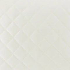 Quilted Silken Solid Ivory Swatch