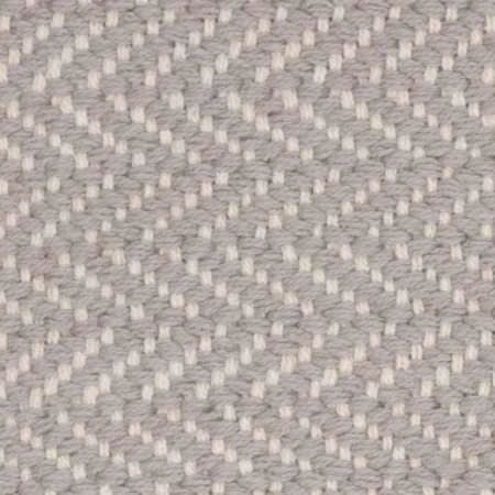Herringbone Handwoven Cotton Rug Swatch | Dove Grey
