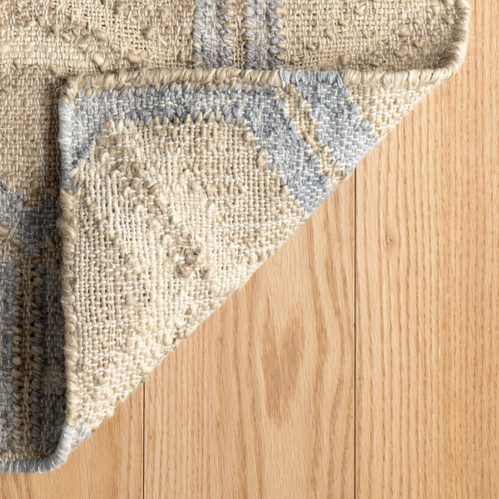 Tala Handwoven Jute Rug | Blue