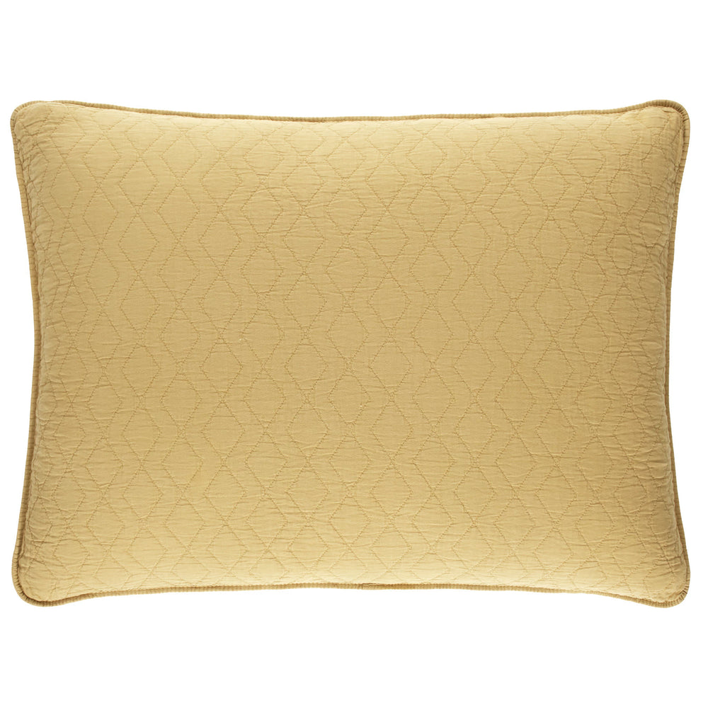 Birdie Quilted Sham | Gold
