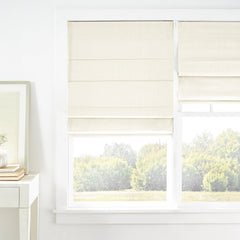 Textured Cordless Roman Ivory Shade