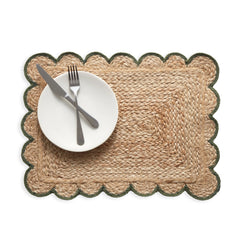 Libby Scallop Sage Placemat Set of 4