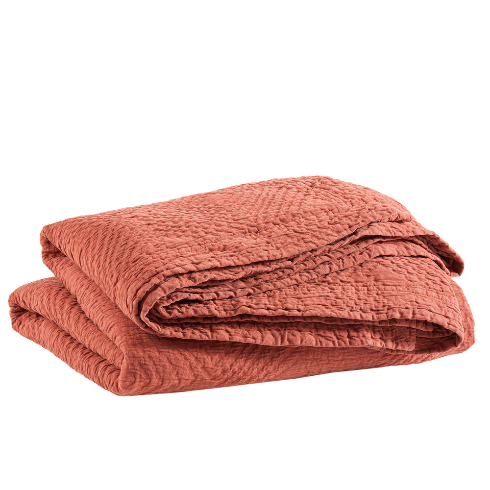 Kerala Matelasse Coverlet | Spice