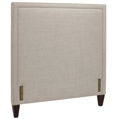 Laundered Linen Dove Grey Low Stonington Headboard