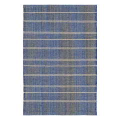 Samson Navy Handwoven Indoor/Outdoor Rug