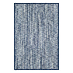 Bella Navy Handwoven Wool Custom Rug