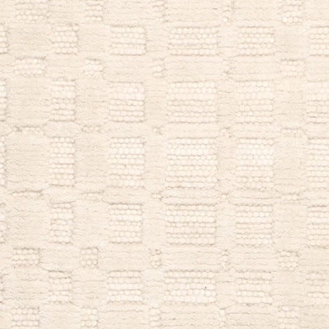 Isadora Ivory Handwoven Wool Rug Swatch