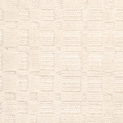 Isadora Ivory Handwoven Wool Rug Swatch