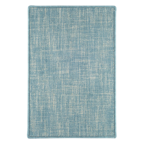Crosshatch Hand Micro Hooked Wool Custom Rug | Aegean