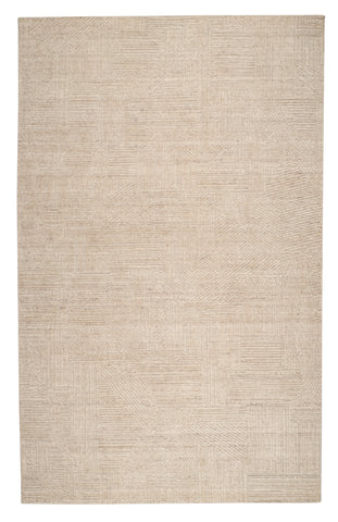 Adrian Beige Handwoven Wool Rug Swatch