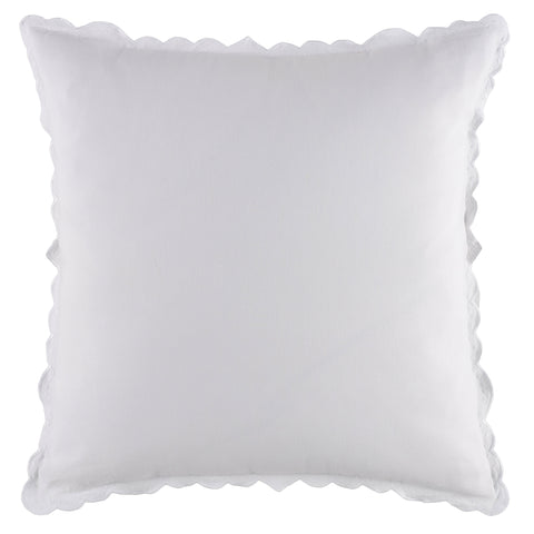 Airlie Embroidered Duvet Sham | White