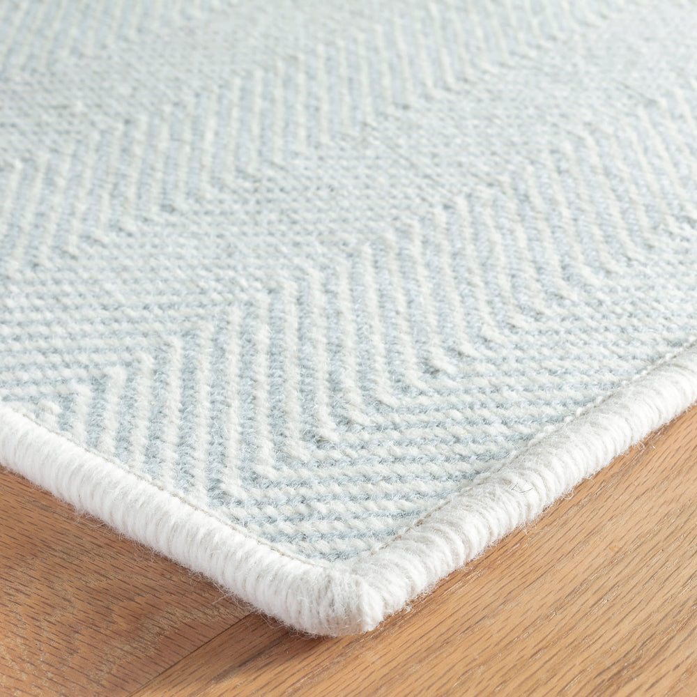 Batiste Woven Wool Custom Rug | Sky
