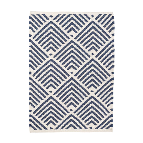 Cleo Navy Handwoven Indoor/Outdoor Rug