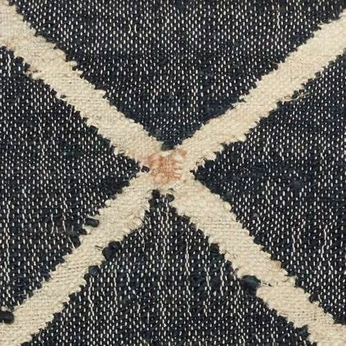 Kali Handwoven Jute Rug Swatch | Black
