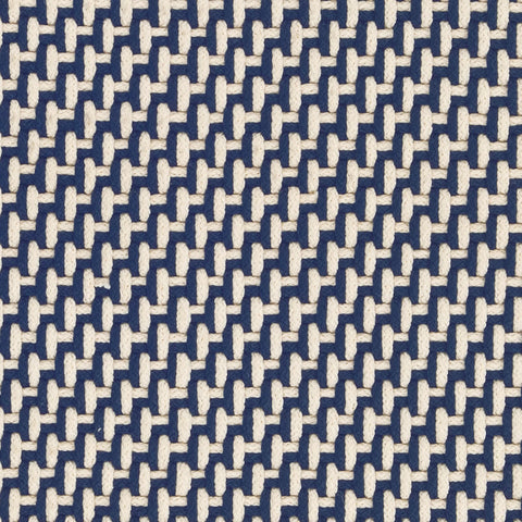 Two-Tone Rope Navy/Ivory Handwoven Indoor/Outdoor Rug Swatch