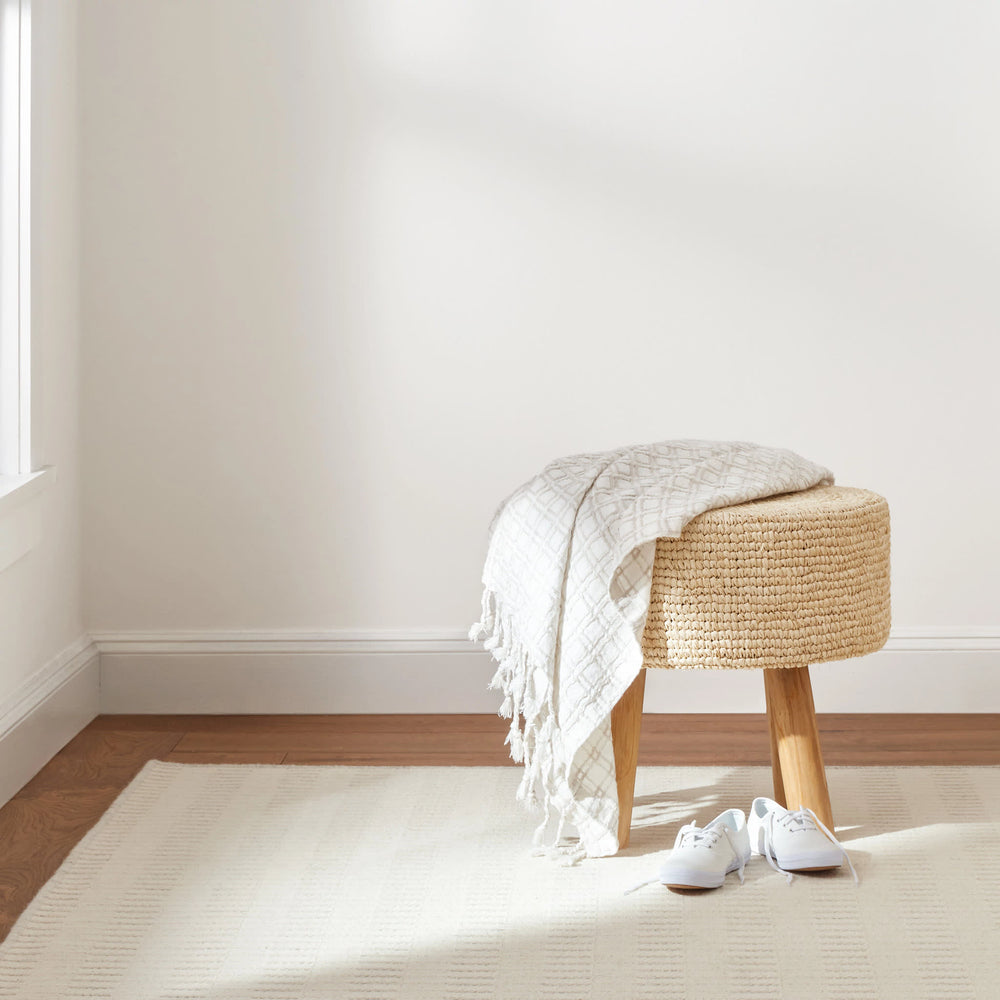Lane Woven Wool Custom Rug | Ivory