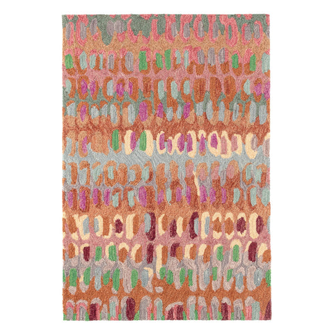 Paint Chip Clay Hand Micro Hooked Wool Rug