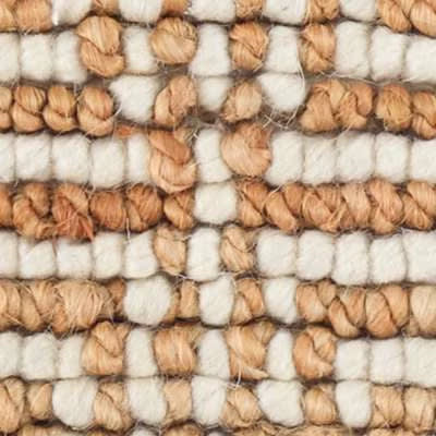 Kelan Handwoven Jute Rug Swatch | Ivory