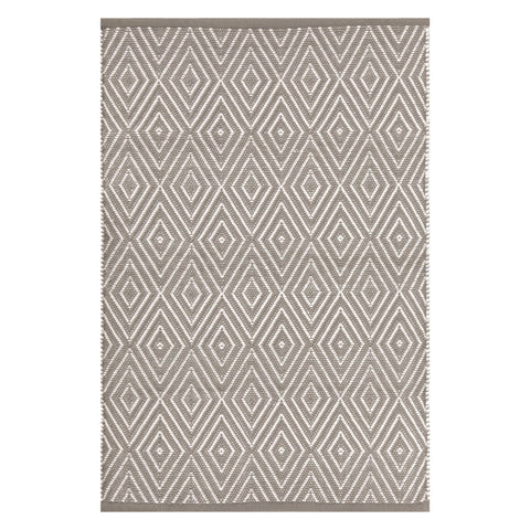 Diamond Handwoven Indoor/Outdoor Rug | Fieldstone/Ivory