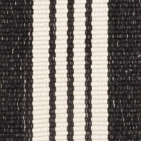 Birmingham Black Handwoven Indoor/Outdoor Rug Swatch