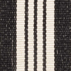 Birmingham Black Handwoven Indoor/Outdoor Rug Swatch