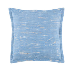 Mabel Distressed Blue Decorative Pillow Cover