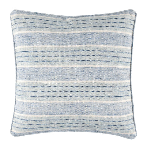 Cliff Stripe Decorative Indoor/Outdoor Pillow Cover | Blue