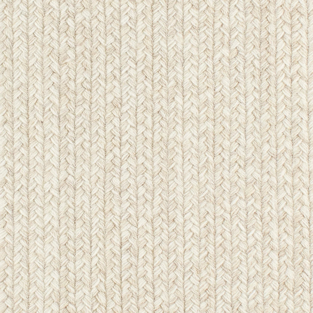 Merrill Woven Wool Custom Rug Swatch | Ivory