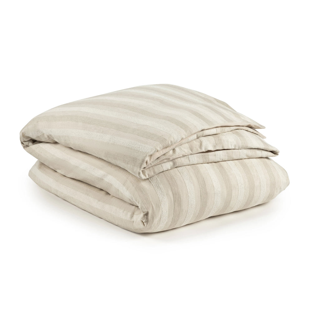 Hamilton Stripe Duvet Cover | Natural